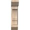 Ekena Millwork Balboa Slat Smooth Bracket w/ Offset Brace, Douglas Fir, 7 1/2"W x 20"D x 32"H BKT0806X20X32BOA06SDF - alternate 4